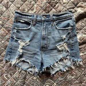 Distressed Denim Women's Shorts